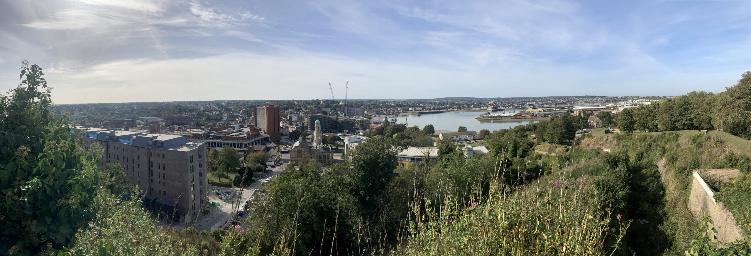 A view across Medway from Belvedere Heights.