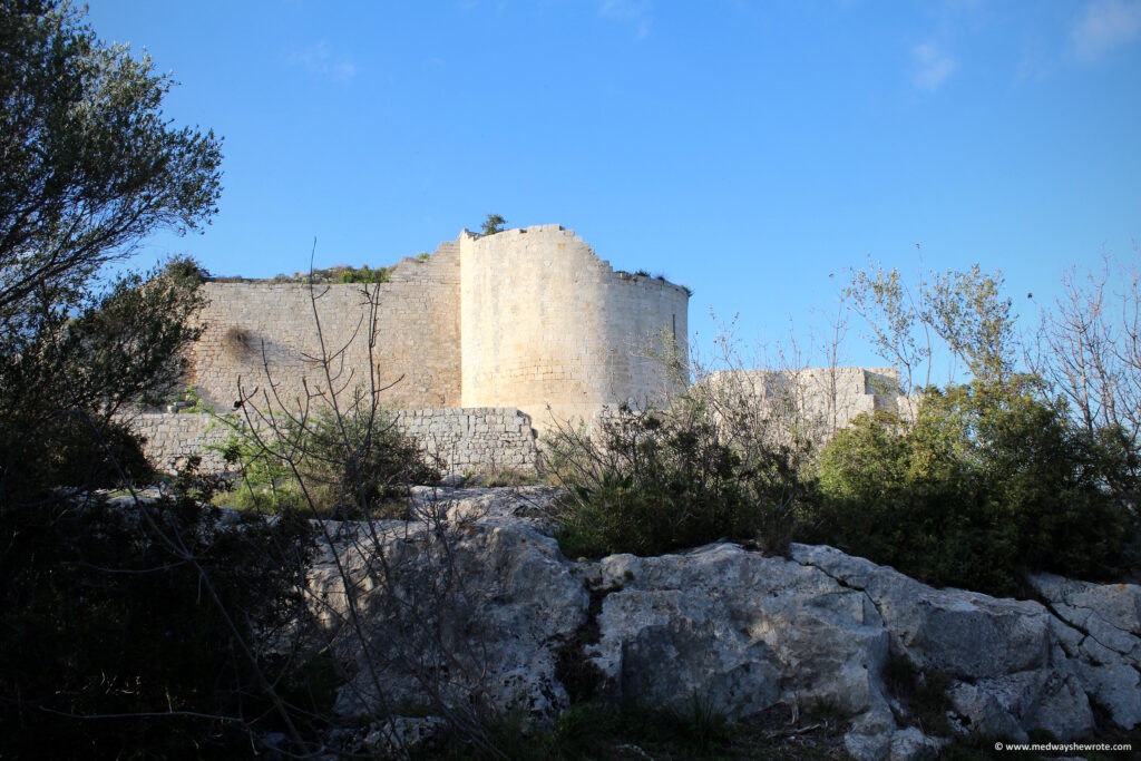 A ruined building at Noto Antica.