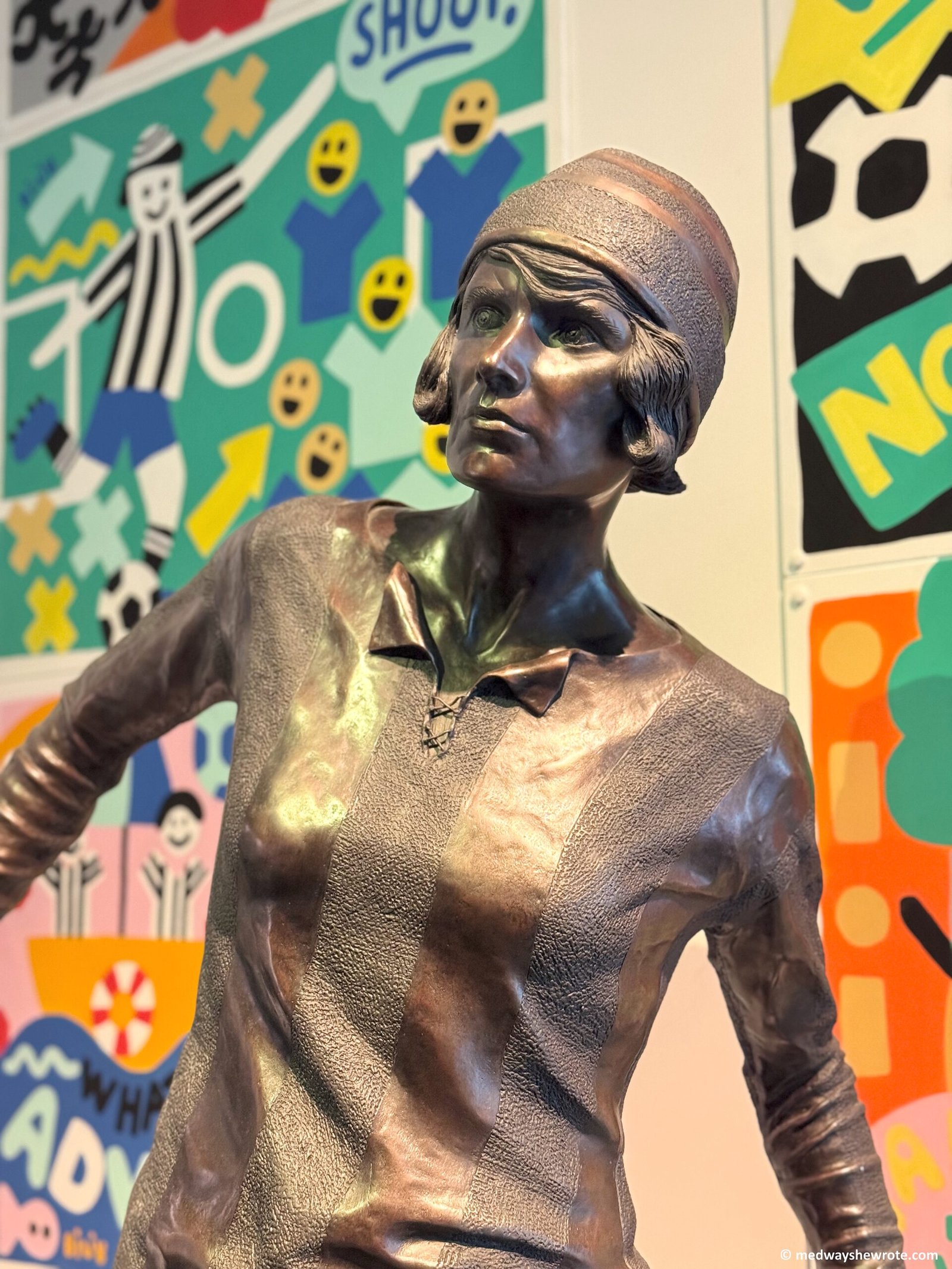 Statue of Lily Parr. 