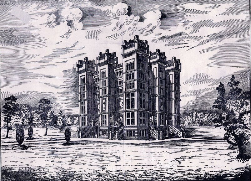 An artist's impression of how Jezreel's Tower would look once finished.